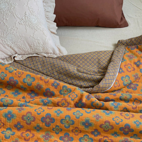 Kaleidoscope Summer Quilted Blanket