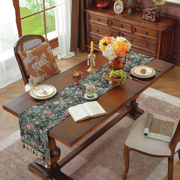 Mossy Green Table Runner