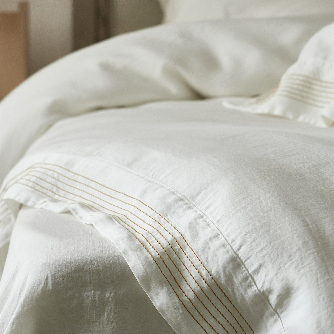 Dreamline Stitch Lyocell Bedding Set