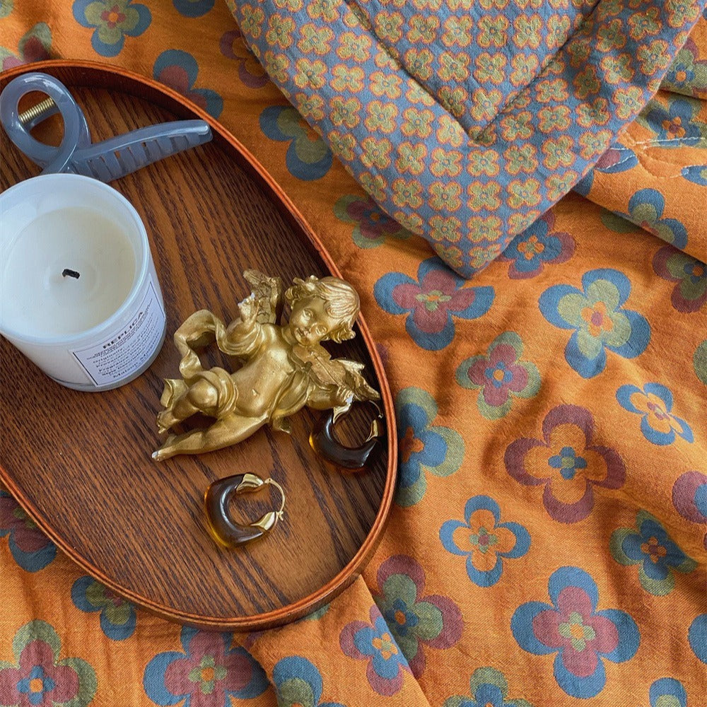 Kaleidoscope Summer Quilted Blanket