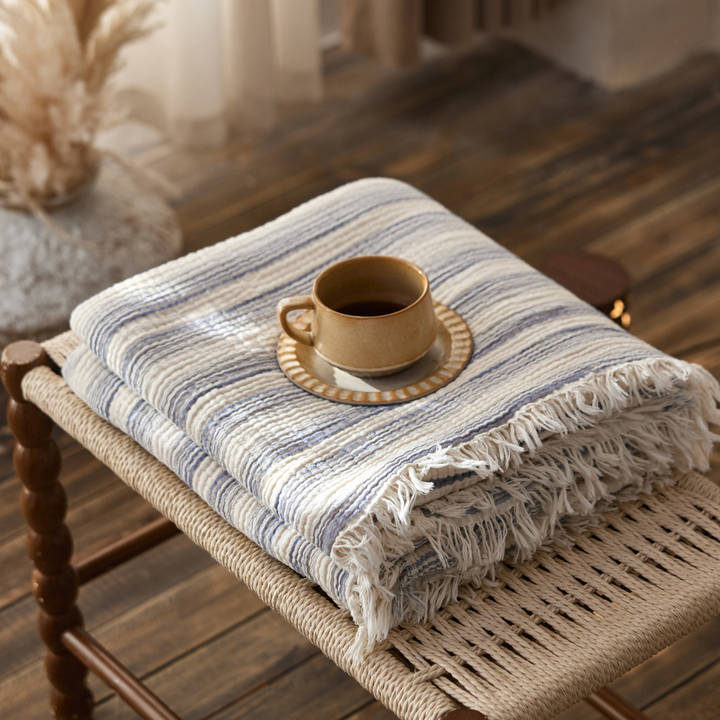 Woven Stripe Throw Blanket