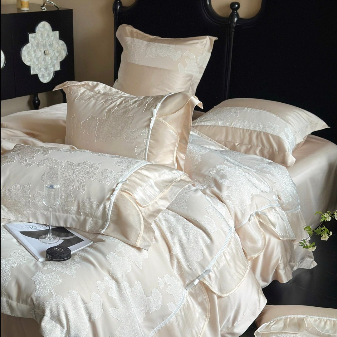 Rose Relief Bedding Set