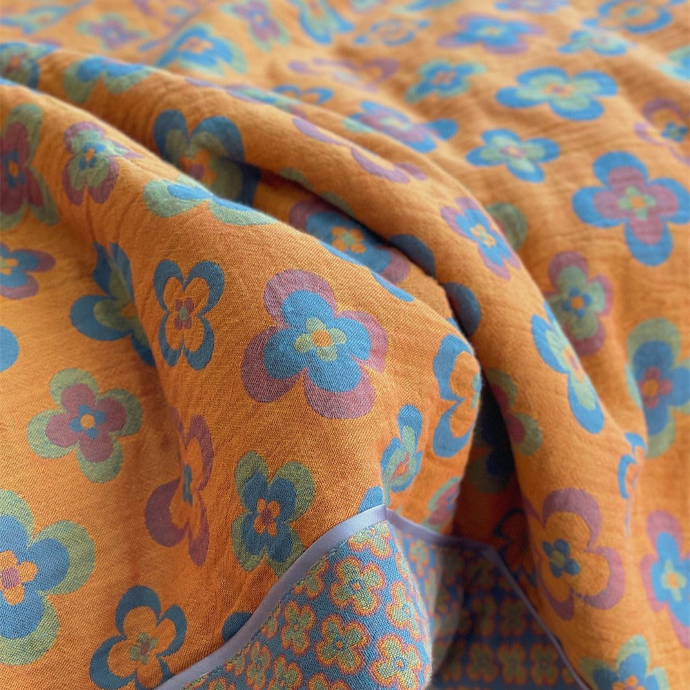 Kaleidoscope Summer Quilted Blanket