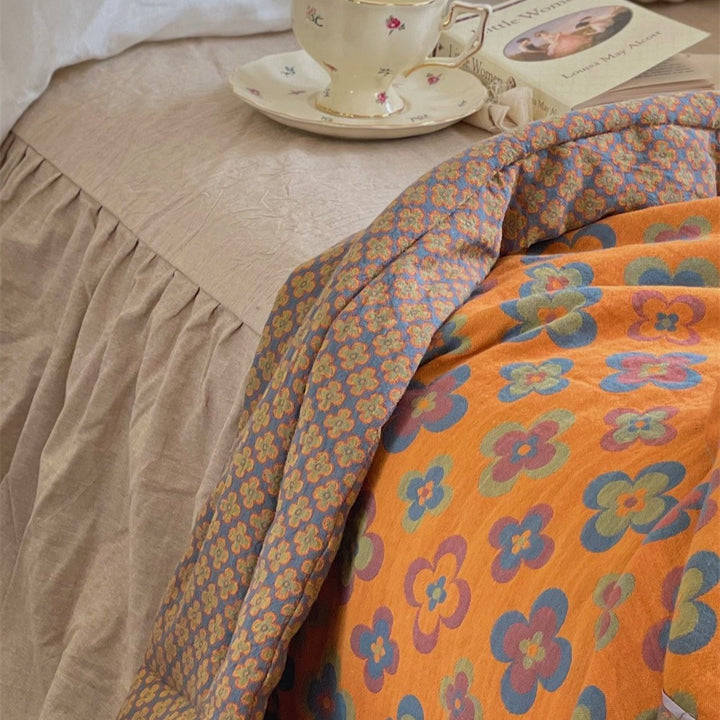 Kaleidoscope Summer Quilted Blanket