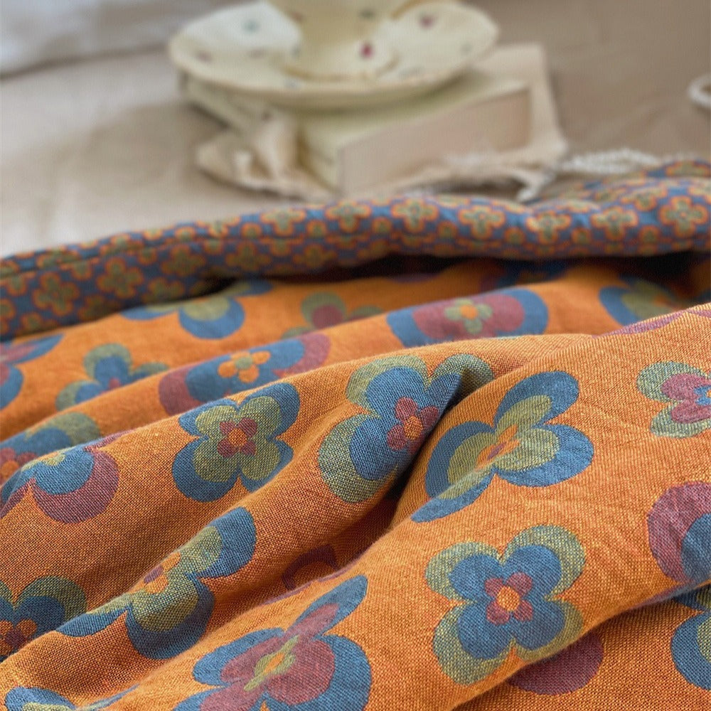 Kaleidoscope Summer Quilted Blanket