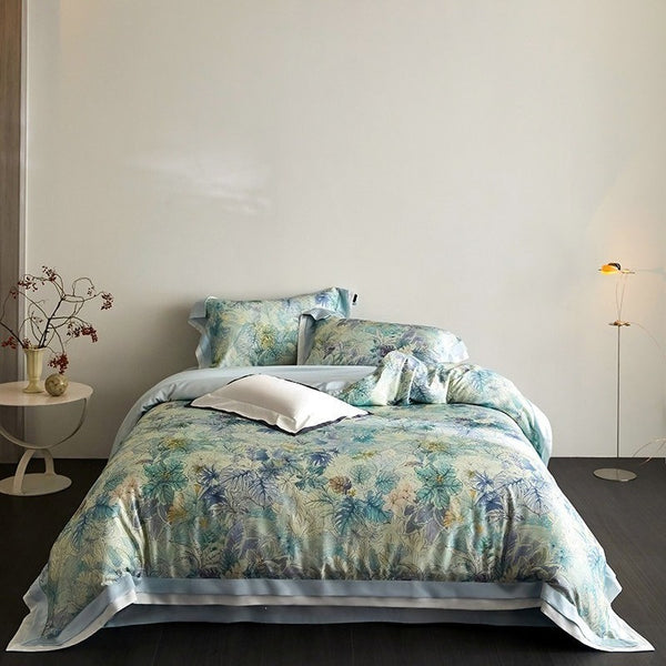 Oceanic Garden Lyocell Bedding Set