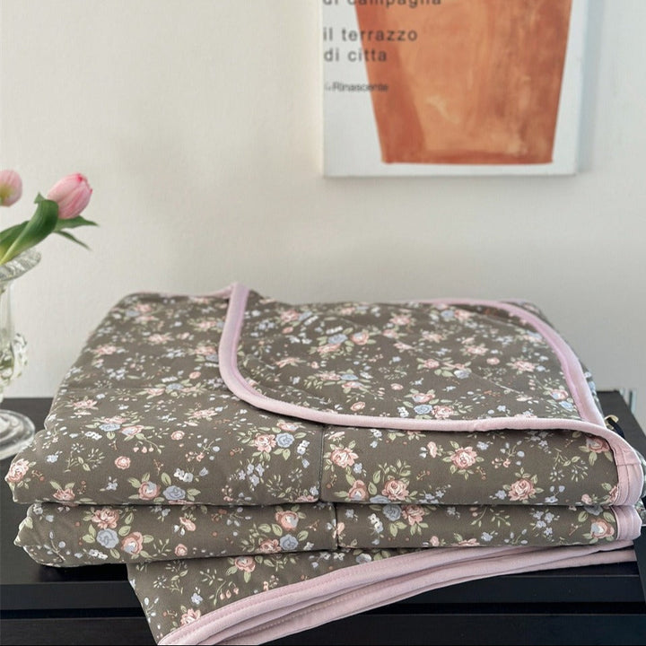 Grandma's Bedroom Summer Quilted Blanket