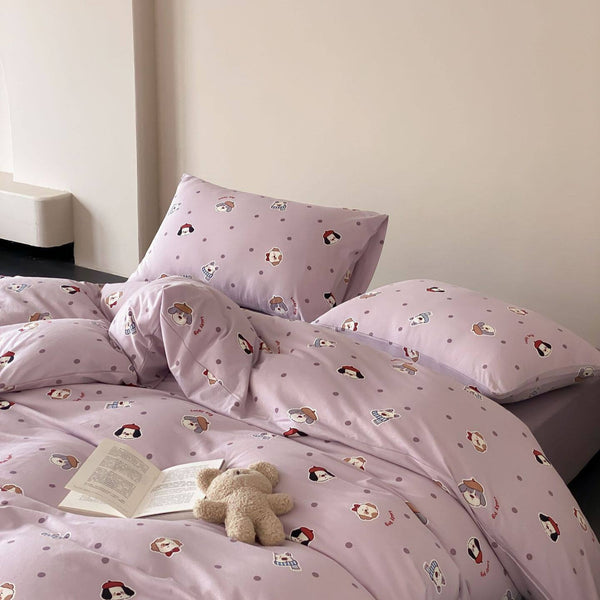 Lucky Dog Dots Bedding Set