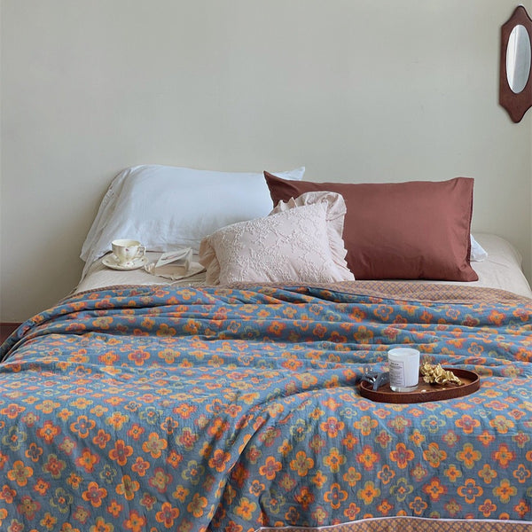 Kaleidoscope Summer Quilted Blanket