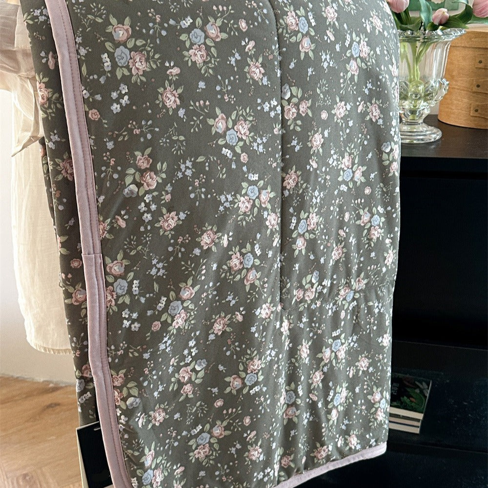 Grandma's Bedroom Summer Quilted Blanket