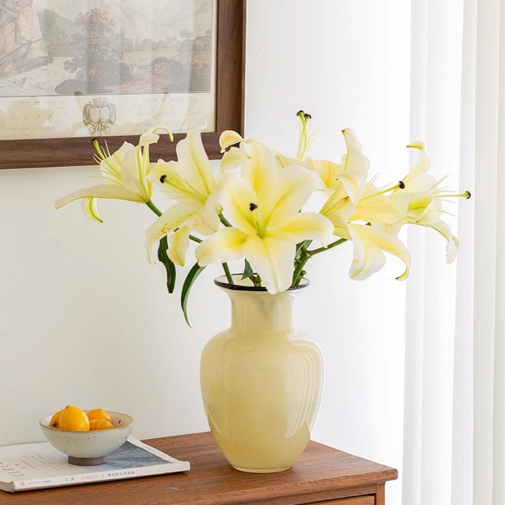 Ethereal Glow Glass Vase Collection