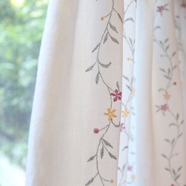 Floral Garden Cabinet Curtain