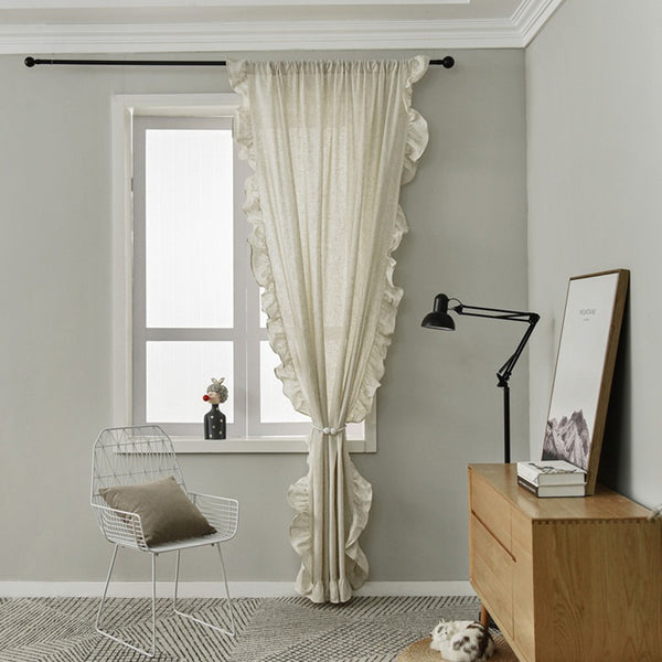 Have a Nice Day Ruffled Curtain