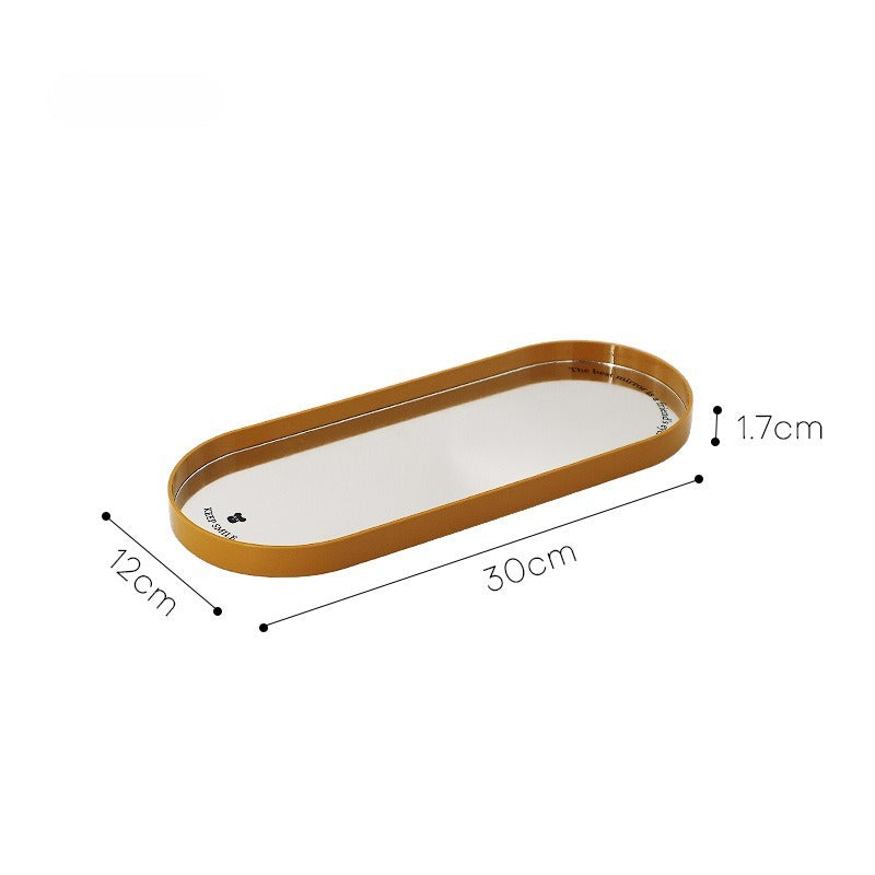 Oval Mirror Tray