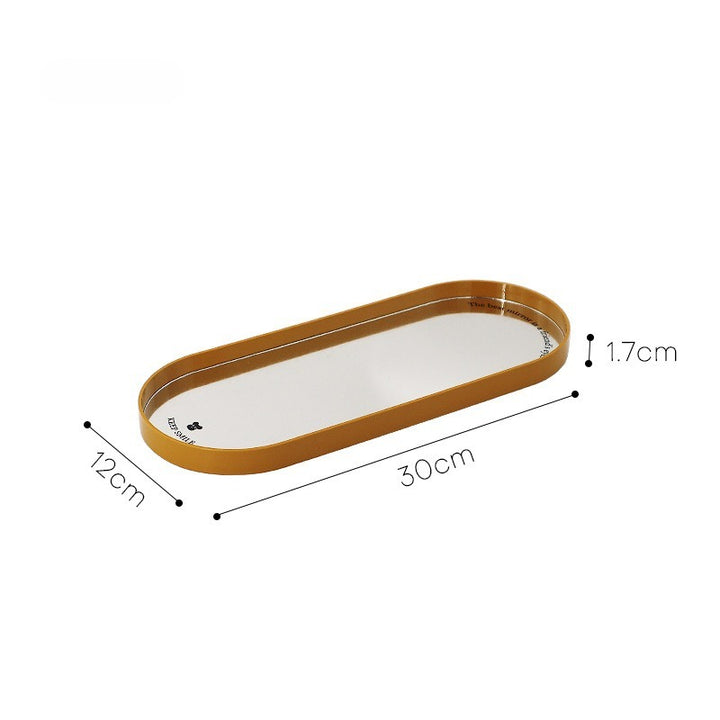 Oval Mirror Tray