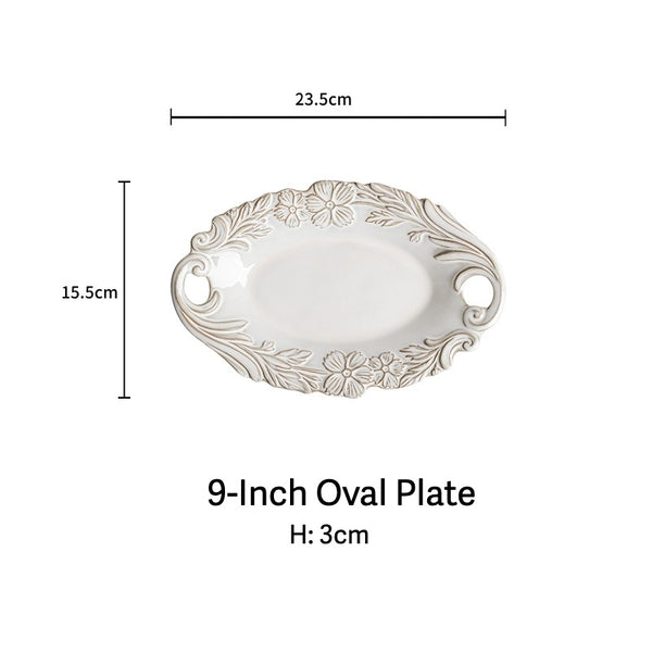 Lunar Flora Embossed Dinnerware