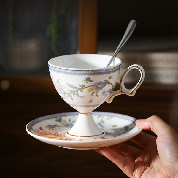 Enchanted Vines Pedestal Teacup Set