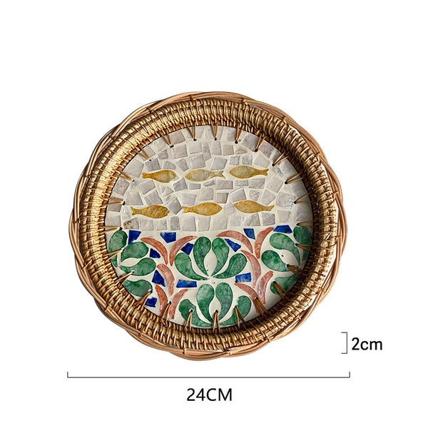 Garland Rattan Shell Tray