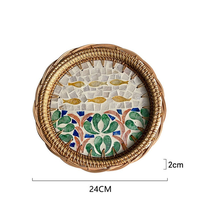 Garland Rattan Shell Tray