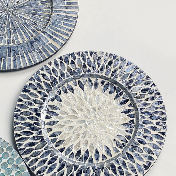 Blue Bubble Shell Tray