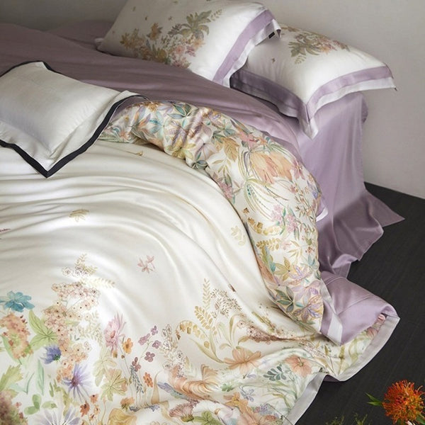 Lavender Blooms Lyocell Bedding Set