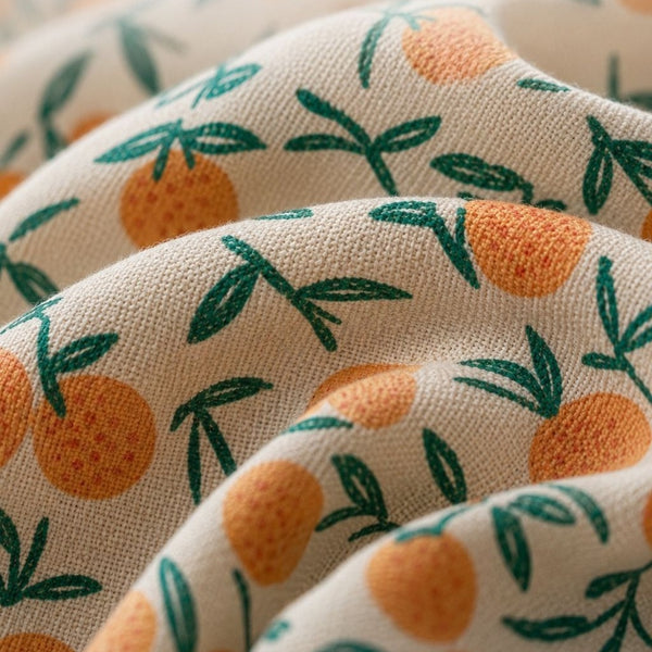 Orange Fun Tassel Curtain