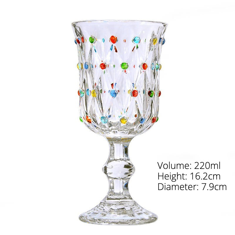 Venice Confetti Wine Glass Set