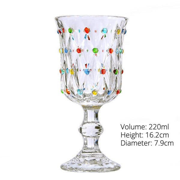 Venice Confetti Wine Glass Set