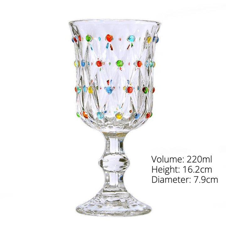 Venice Confetti Wine Glass Set