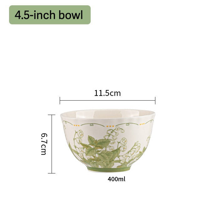 Bellflower Ceramic Dining Set