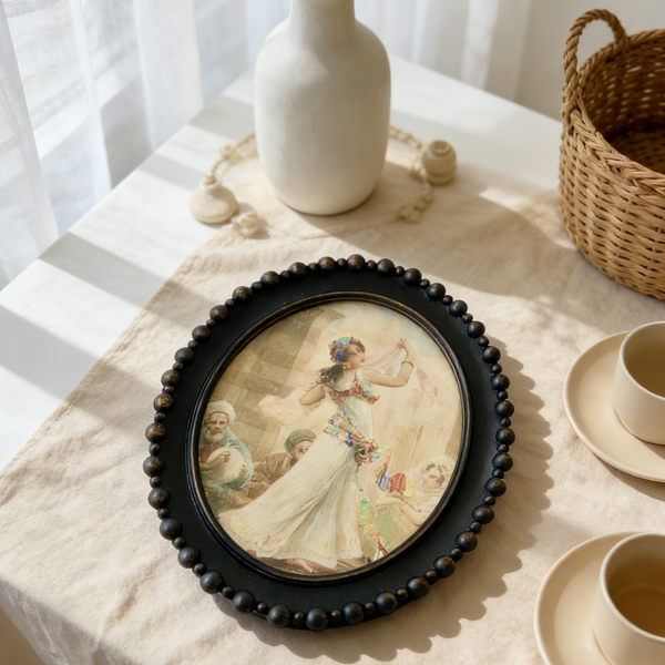 Antique Beaded Wall Photo Frame