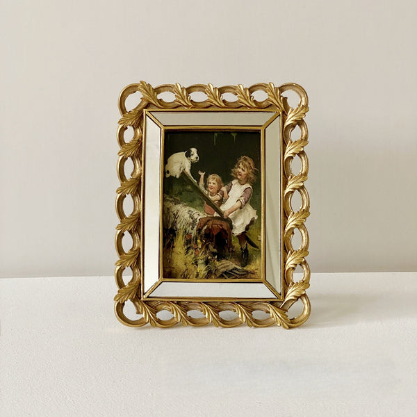 Regal Gold Leaf Photo Frame