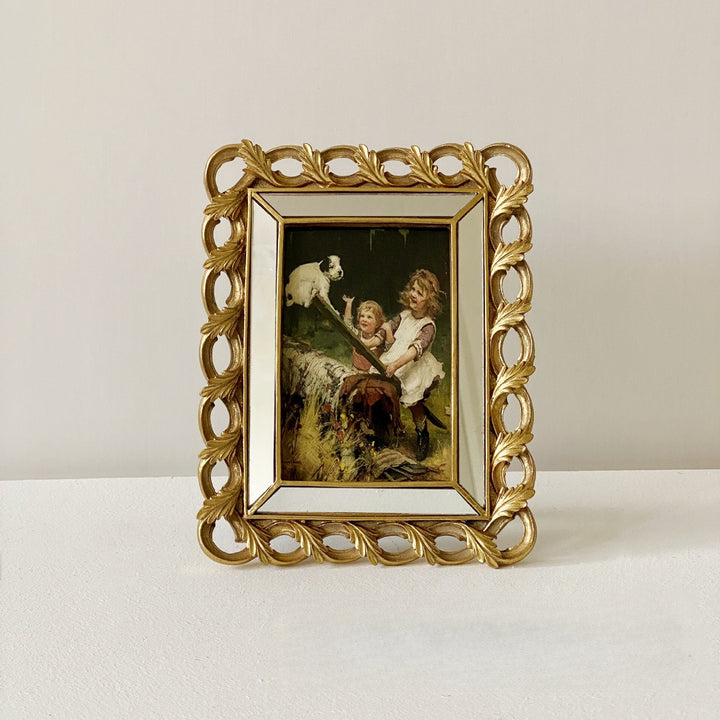 Regal Gold Leaf Photo Frame