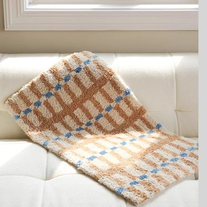 Sunny Tone Check Rug
