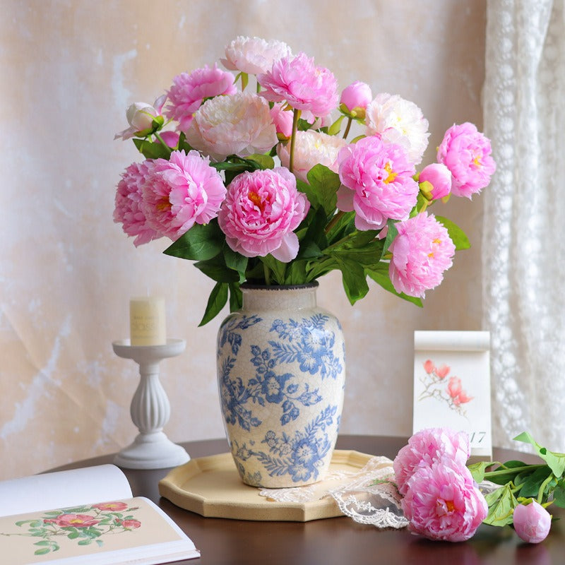 Blue Countryside Ceramic Vase Collection