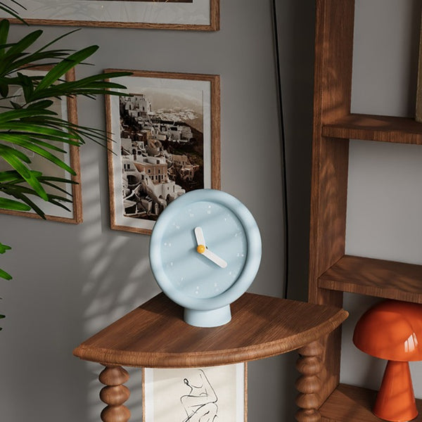 Blue Bubble Desk Clock