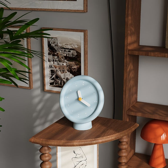 Blue Bubble Desk Clock