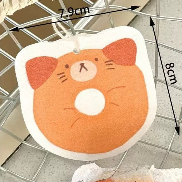 Bread Kitty Dish Sponge Set