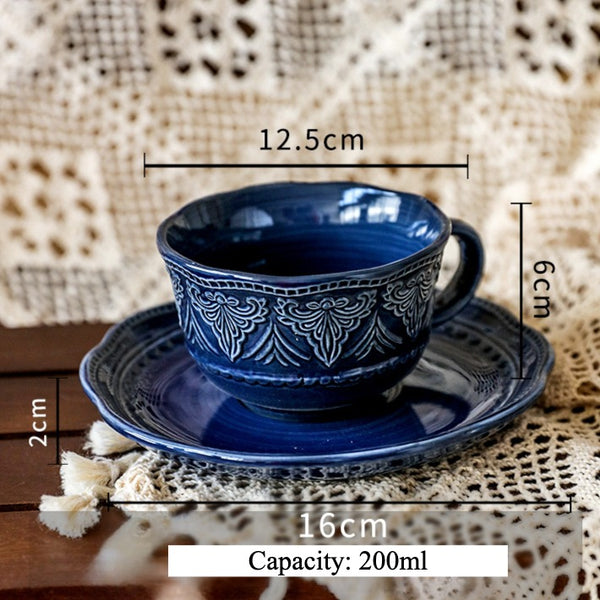 Blue Mystery Tea Cup Set