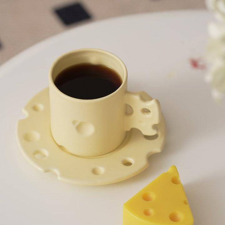 Swiss Cheese Teacup Set