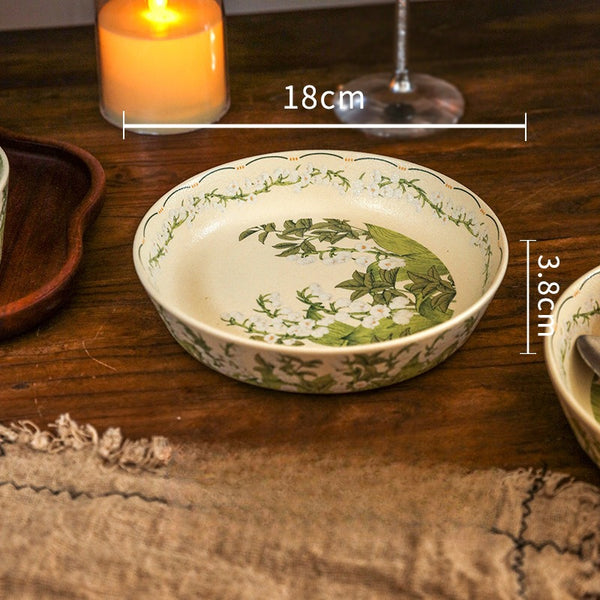 Retro Lily Of The Valley Dinnerware