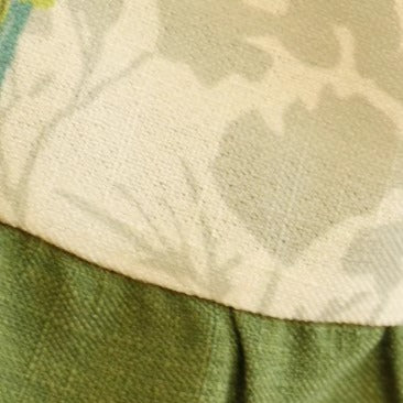 Green Garden Cabinet Curtain