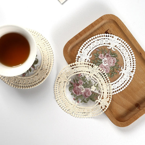 Rose Garden Coaster Set