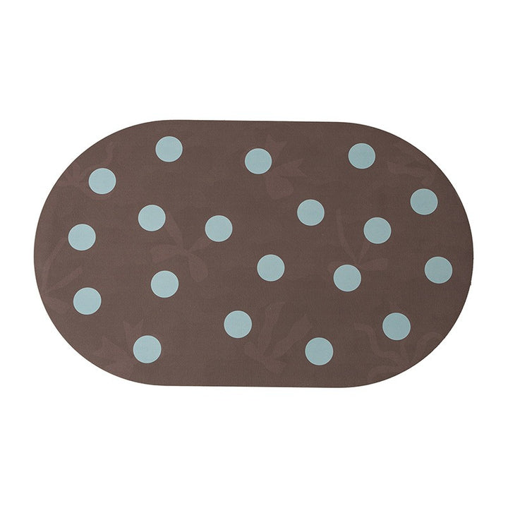 Mint Chip Dot Bath Mat