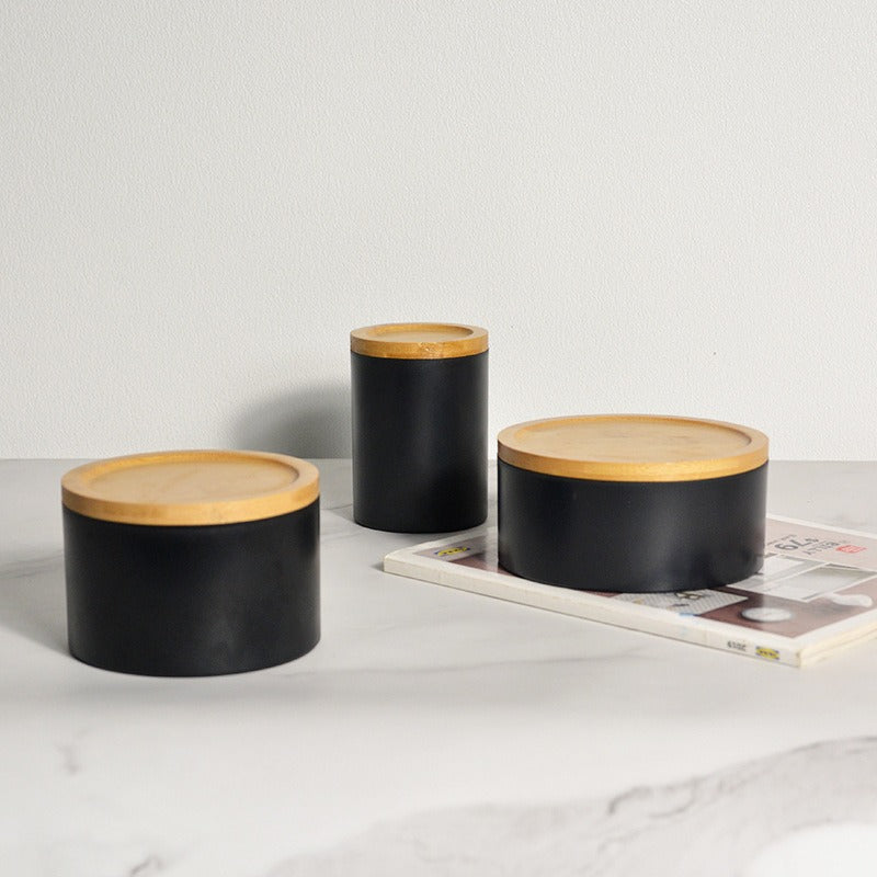 Fresh Bamboo Storage Jar Set