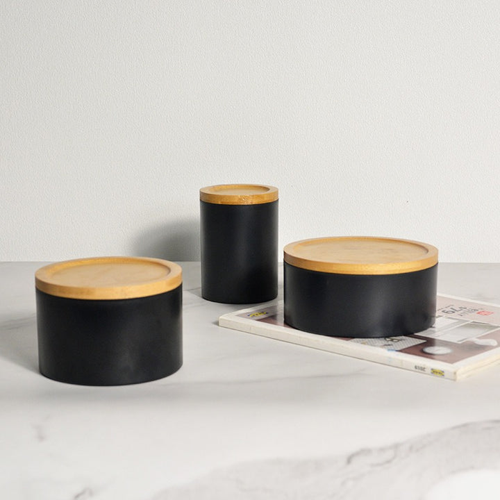 Fresh Bamboo Storage Jar Set