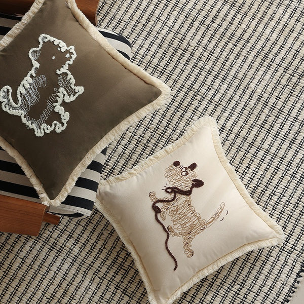 Sketchy Pup Cushion