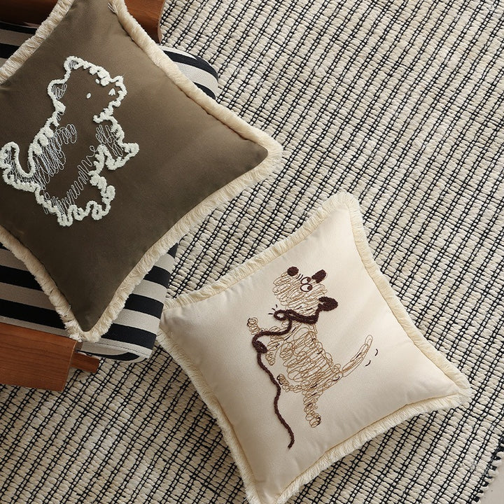 Sketchy Pup Cushion