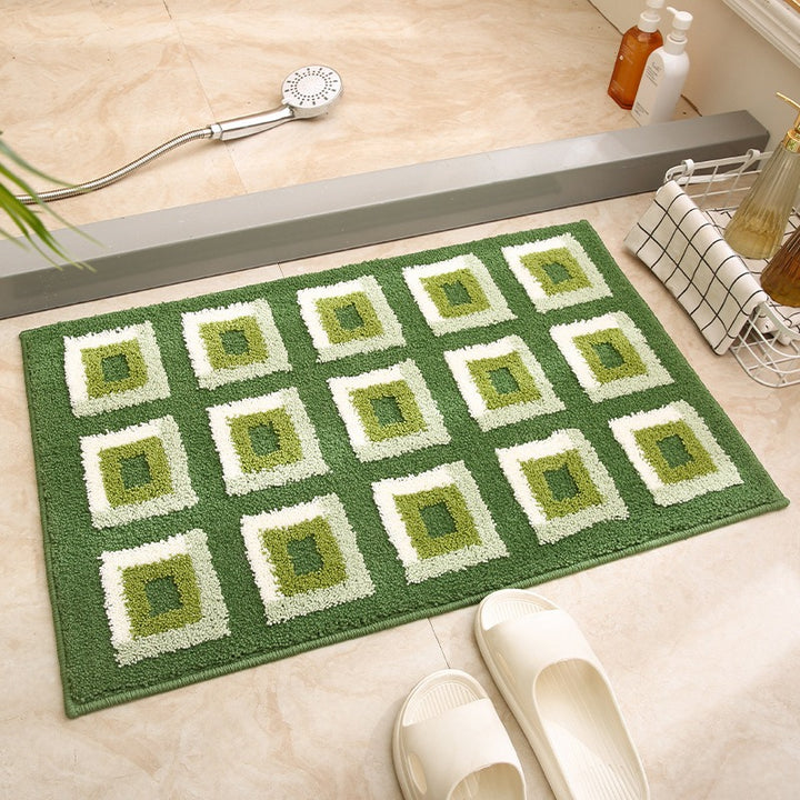 Fresh Green Bathroom Mat