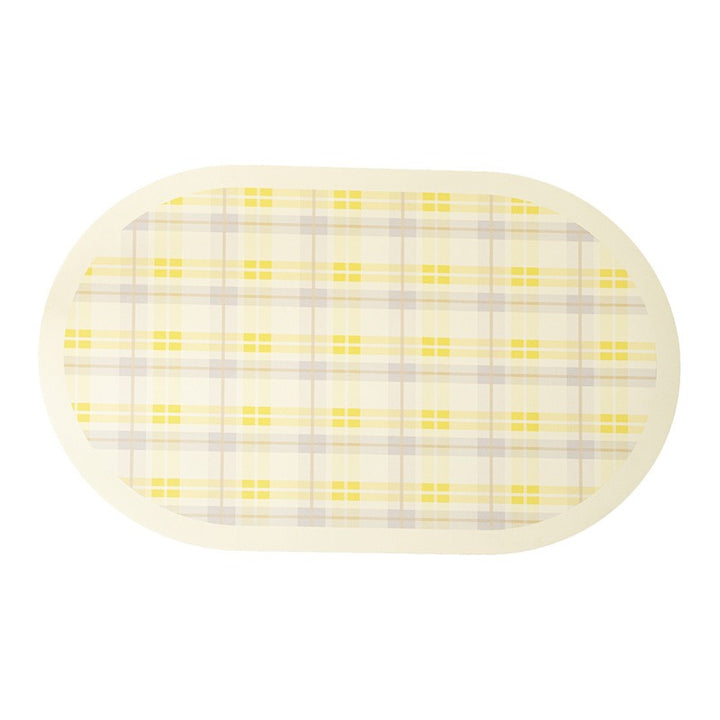 Sunny Gingham Check Bath Mat